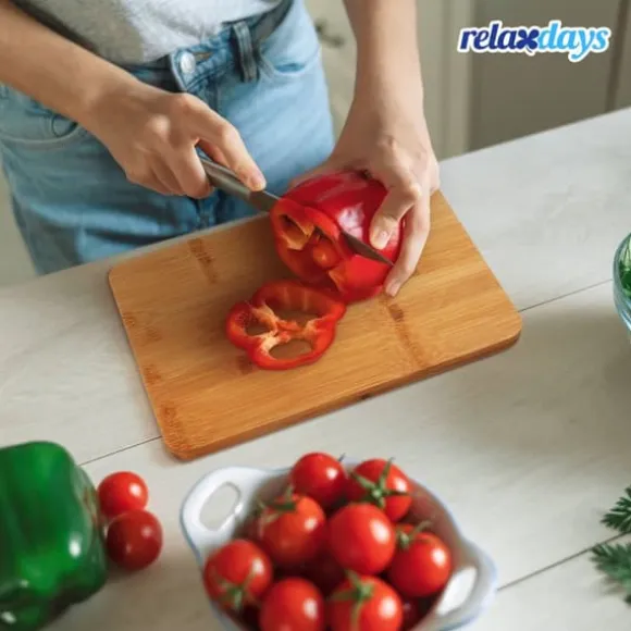 Skärbrädor, 33x22x1,5 cm, 28x22x1,5 cm, 22x15x1,5 cm, Naturlig