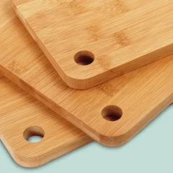 Skärbrädor, 33x22x1,5 cm, 28x22x1,5 cm, 22x15x1,5 cm, Naturlig