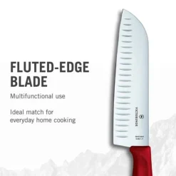 Skärgaffel - Victorinox - 6.8521.17B - Rostfritt stål - Röd - 6 tum