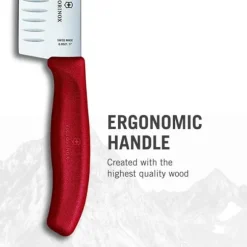 Skärgaffel - Victorinox - 6.8521.17B - Rostfritt stål - Röd - 6 tum