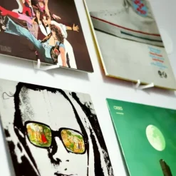 Skruvmonterad Vinylhängare - Vit