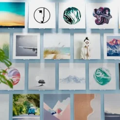 Skruvmonterad Vinylhängare - Vit