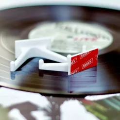 Skruvmonterad Vinylhängare - Vit