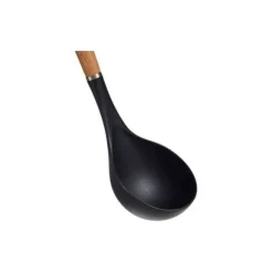 Slev i nylon och bokträ - DKD Home Decor - 8x3x32,5 cm - Mörkbrun - Utan plast - Klassisk - Flerfärgad