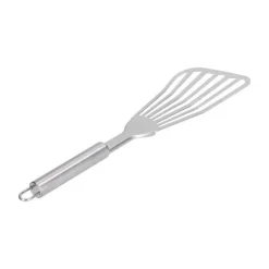 Slitsad Fiskspatel Tjock Polerad Fiskvändare Flipper för Kök Camping Restaurangspatel