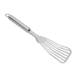 Slitsad Fiskspatel Tjock Polerad Fiskvändare Flipper för Kök Camping Restaurangspatel