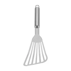 Slitsad Fiskspatel Tjock Polerad Fiskvändare Flipper för Kök Camping Restaurangspatel