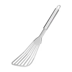 Slitsad Fiskspatel Tjock Polerad Fiskvändare Flipper för Kök Camping Restaurangspatel