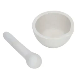 Små keramiska slipskålar - 10 set 60 ml mortel och mortelstöt för laboratorietillbehör