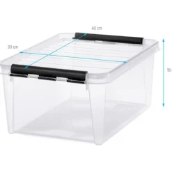 SmartStore Classic 15 -förvaringslåda med lock, 10 st förpackning