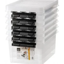 SmartStore Classic 31 -förvaringslåda med lock, 6 st förpackning