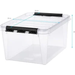 SmartStore Classic 31 -förvaringslåda med lock, 6 st förpackning