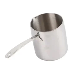 Smörvärmare i rostfritt stål med snabb värmeledning, tre lager, smörvärmare och noggranna skalor, 900 ml