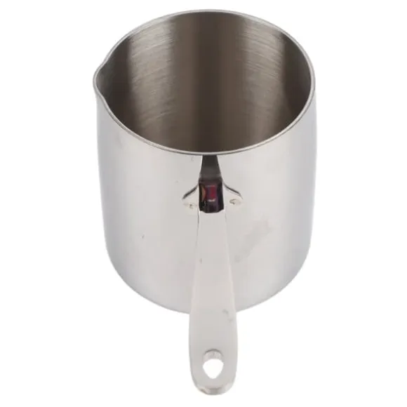 Smörvärmare i rostfritt stål med snabb värmeledning, tre lager, smörvärmare och noggranna skalor, 900 ml