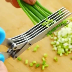 SM06267-Weiqiao örtsax 5-bladssax i rostfritt stål med utrustad med rengöringskam för Aromatiq-örter