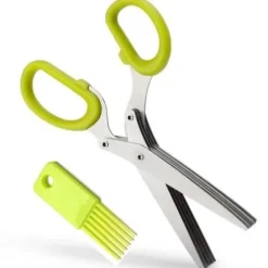 SM06267-Weiqiao örtsax 5-bladssax i rostfritt stål med utrustad med rengöringskam för Aromatiq-örter