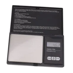 Smyckesvåg LCD-skärm 0,01 g till 1000 g Hög noggrannhet Enhetskonvertering Digital fickvåg för familjekök Café