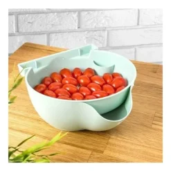 Snackskål med smartphonehållare och aperitifsil