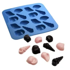 Snäckskal Snäckor Shell Praliner Silikonform Chokladform Pralinform Form