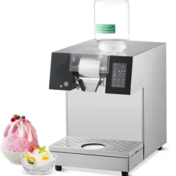 Snöflingaismaskin 529 LBS/24H, rostfritt stål, hög kapacitet, effektiv utrustning för glass och kalla drycker