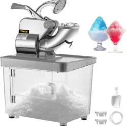 Snömaskin 47x36x85 cm Silver, rostfritt stål