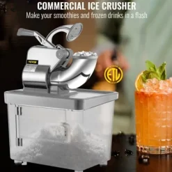 Snömaskin 47x36x85 cm Silver, rostfritt stål