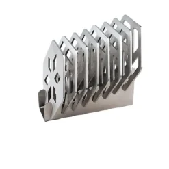 Snygg underläggshållare i rostfritt stål för moderna hem Model 4