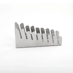 Snygg underläggshållare i rostfritt stål för moderna hem Model 1