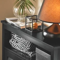 SoBuy Skoskåp med 2 fack Hallmöbel med förvaring FSR152-SCH