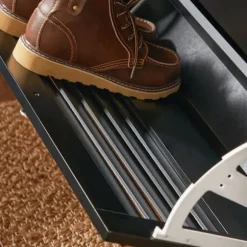 SoBuy Skoskåp med 2 fack Hallmöbel med förvaring FSR152-SCH