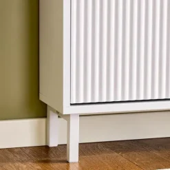 SoBuy Skoskåp med 3 fack Skohylla Skoförvaring med 3 fack FSR177-H-W