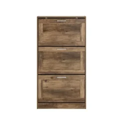 SoBuy Skoskåp med 3 fack Skohylla Hallmöbel med förvaring FSR137-L-F