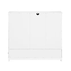 SoBuy Smal skoskåp med med 3 dörrar Skohylla Hallmöbler FSR114-W