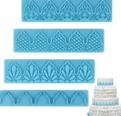 Sockerpastaskärset - spets, 4 delar