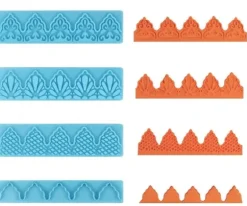 Sockerpastaskärset - spets, 4 delar
