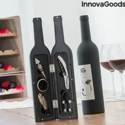 Sommelier-kit i form av en vinflaska (5 stycken) - Bar och oenologitillbehör