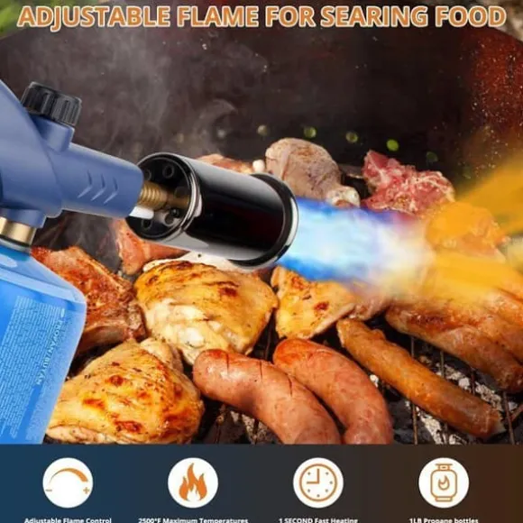 Sondiko S-pro Matlagningsbrännare - Kraftfull Svetsbrännare för Grillning