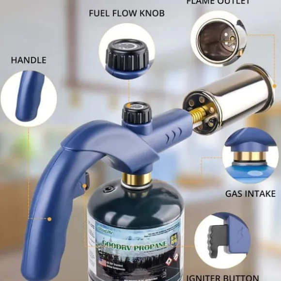 Sondiko S-pro Matlagningsbrännare - Kraftfull Svetsbrännare för Grillning