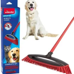 Sopborste för päls och hår Always Clean, Vileda, Pet Pro, kvast