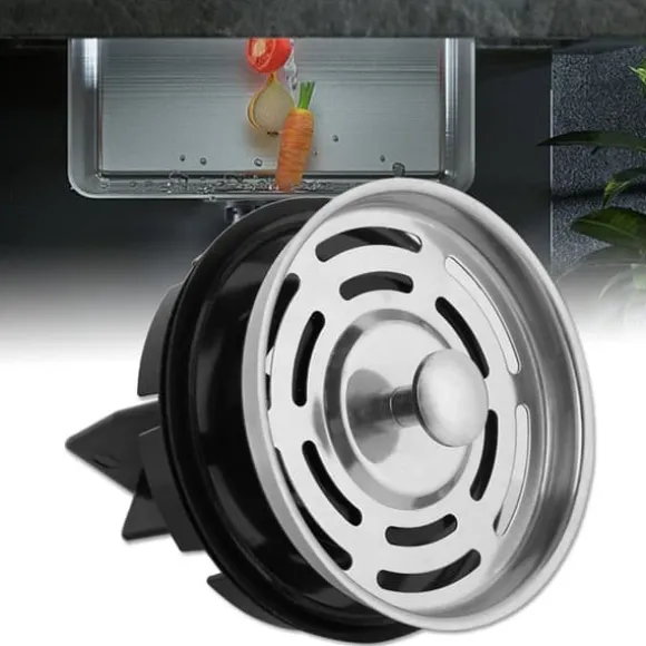 Sopförstörare med multifunktionsdispenser och tillbehör för vattenfilterplugg