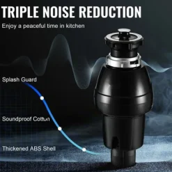 Sophantering 3/4 HP, Kontinuerlig Matavfallshantering, 3930 RPM, EZ Connect-funktion