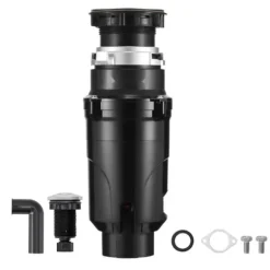 Sophantering 1/2 HP, kontinuerlig matavfallshantering, EZ Connect, effektiv hushållslösning, enkel installation, hållbar avfallshantering