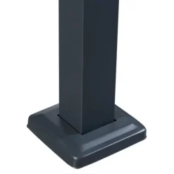 Soptunnesskydd Uusikaupunki 120x91x91 cm trämönster [en.casa]