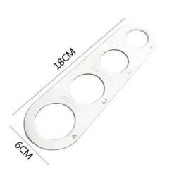 Spagettimått i rostfritt stål