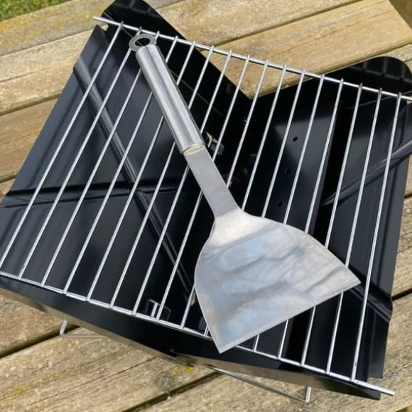 Spatel - Inox - Ergonomisk - Värmeresistent - Lätt att rengöra - Robust konstruktion