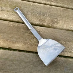 Spatel - Inox - Ergonomisk - Värmeresistent - Lätt att rengöra - Robust konstruktion