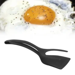 Spatel Högtemperaturbeständighet Stekta ägg Bakat bröd Grillpannkaka Spatel Köksverktyg Svart