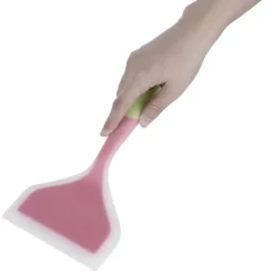 Spatel i silikon - Non-stick bred vändare för tårta, biff, pizza - grön