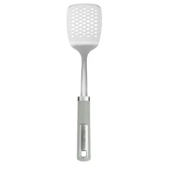 Spatel med skåror i rostfritt stål med soft-touch-handtag Laura Ashley - Salvia blad av Pendeford