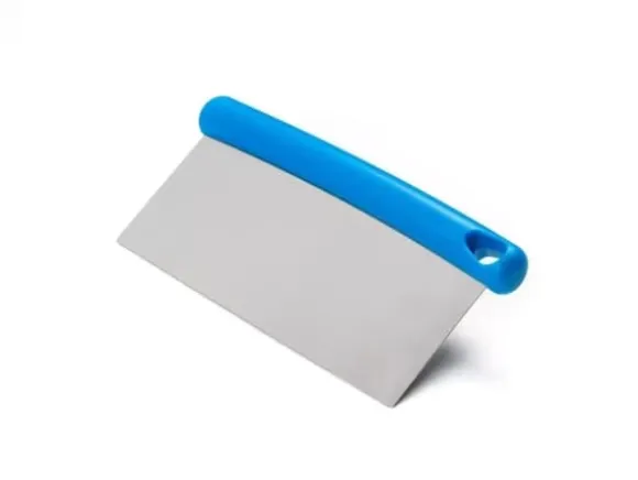 Spatula/flexible dough cutter in stainless steel, 20x11 cm
